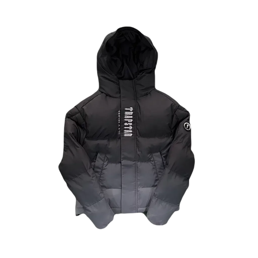 TRPSTR DECODED 2022 HOODED PUFFER-BLACK GRADIENT