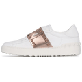 One stud leather sneakers
