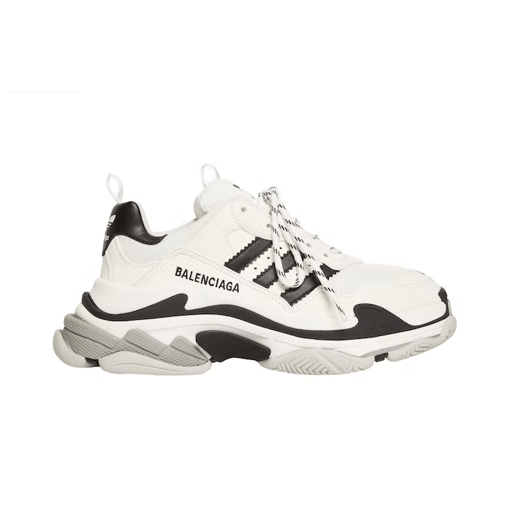Triple S White Black