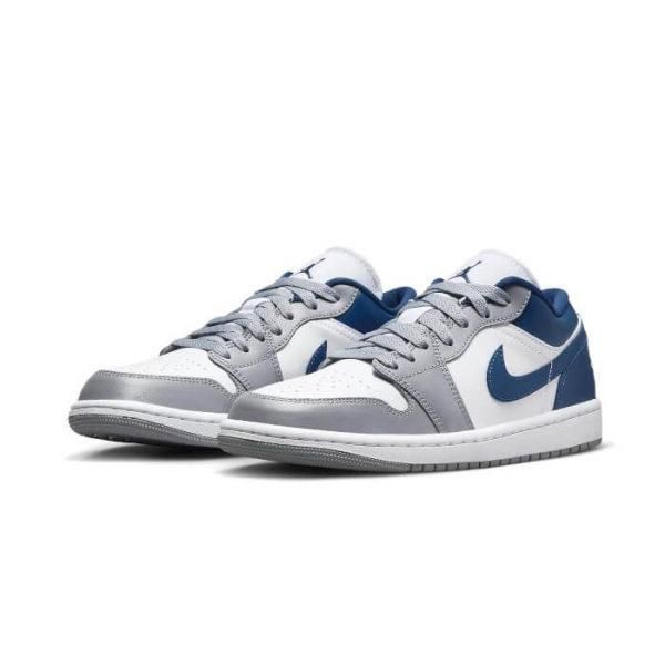 WHITE GREY BLUE