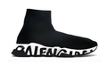 Speed Graffiti Trainers Black White