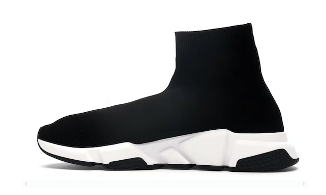 Speed Graffiti Trainers Black White